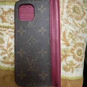 Louis Vuitton Brown and Pink Phone Case